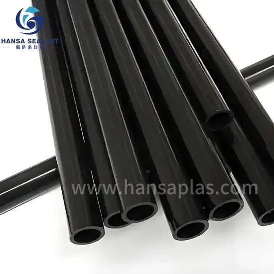 China Factory Price Industrial Plastic Pipe Black PTFE Extruded Tube - Image 1