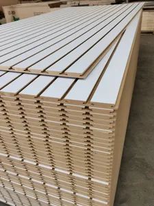MDF Wave Board Designs for Wall Decoration Thickness 18mm Size 1220*2440mm Trademark JH WOOD HS Code 4412321090 Material Wood - Image 5