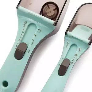 2PCS Cooking Measuring Tools Magnetic Snaps Scale Spoons and Cups 5ml to 30ml Adjustable Precise Measuring Scoop - Image 6
