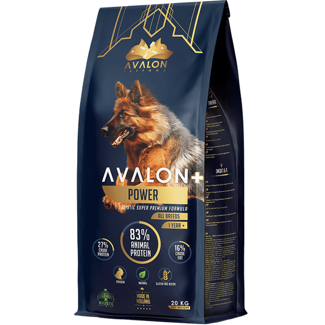 Avalon+ Power - Dry Dog Food Weight (kg) 20 kg Brand Name Avalon Petfood Packaging Details Sealed - Image 1