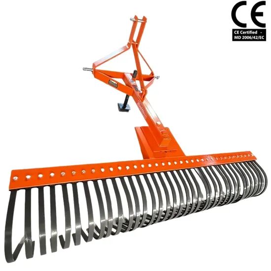 Agricultural Implements Tractor Mounted Garden Landscape Rake 3PT Hay Rake - Image 3