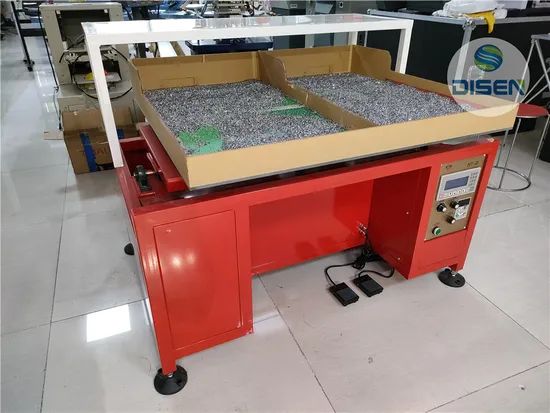 Automatic Crystal Stone Modify Rhinestone Transfer Paper Brushing Shaking Machine Brush Hot Fix Rhinestone Motif Making Machine - Image 6
