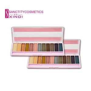 12 Colors Eye Shadow Pallete Usage Skin Form Powder Origin China Trademark OEM Used for Women Model NO. ES819 Type Eyes and - Image 1