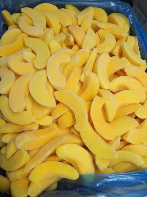 High quality frozen fruit IQF Frozen Fruit Yellow Peach Half cut - Image 4