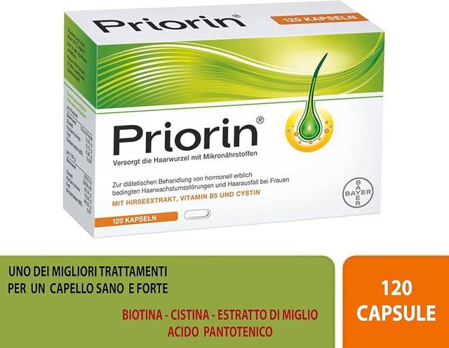 2026 Germany Made Priorin Capsules in 120capsule/ box Origin Germany Coating Gelatine Sweetener Sorbitol Humectant - Image 3