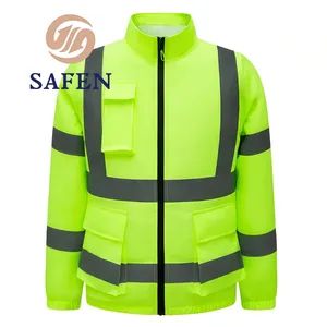 Long-Sleeve Reflective Jacket Air-Conditioner Reflective Vests Workwear Clothes/Uniform Fans Cooling Vest - Image 2