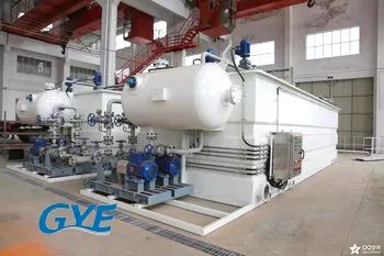 Packaged Rectangular Daf Horizontal Daf Plant Rectangle Dissolved Air Flotation Waste Water ...