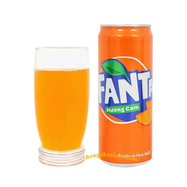Fantaa Orange Carbonated Drinks Can 320ml - Beverages Soft Drinks Bulk - Export Soft Drinks Good Price - Image 3
