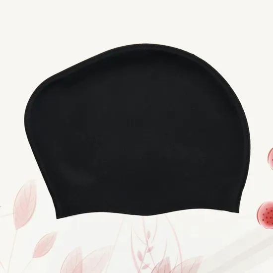 Colorful Adult Logo Printed Highly Elastic Silicone Swimming Caps - Image 6