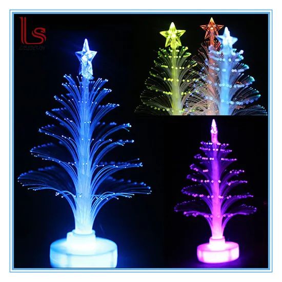 2018 Xmas Decorative Light Optical Fiber LED Christmas Tree - Image 1