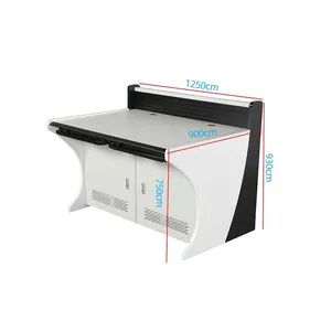 Galvanized Sheet Material Software Updates Steel Ergonomic Control Room Console - Image 2
