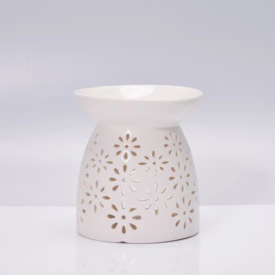 Little Flower Pattern Incense Smoke Furnace Aromatherapy Oil Diffuser for Home Scents - Image 2