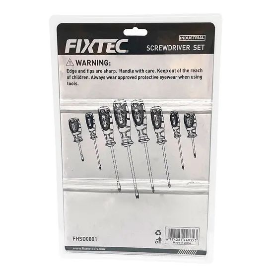 Fixtec 8PCS Professional Portable Multi Purpose Hand Tool Mobile Tools Phone Repair Screwdriver Set - Image 2