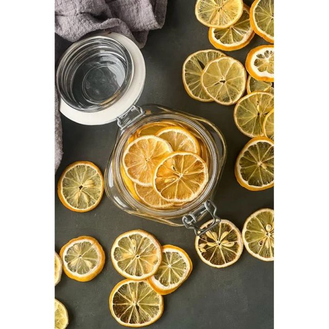 DRIED LEMON SLICE GRADE A Grade A Type Dried Form Slices Color Various Texture Dried Weight (kg) 1 kg Flavor Refreshing Place of Origin Indonesia - Image 4