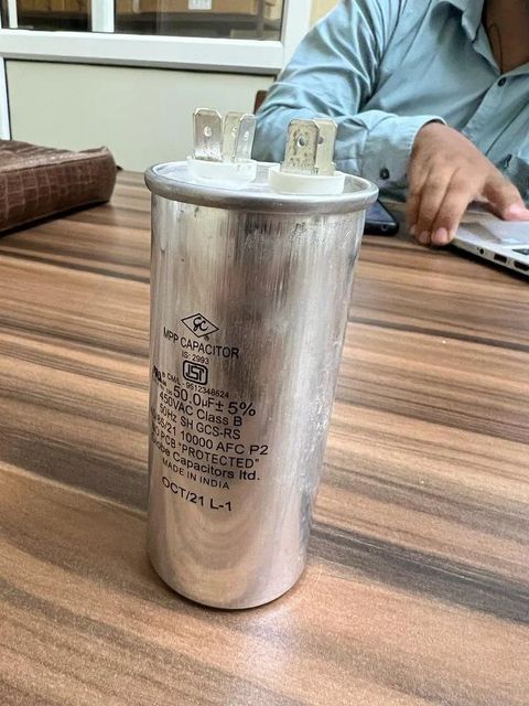 GC 2 Air Conditioner Capacitor Brand GC Terminals 2 Material Aluminium Part Number AS PER REQUIREMENT Capacitance AS PER - Image 2