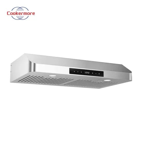 Slim Touch Control Stainless Steel Kitchen Smoke Extraction Range Hood - Image 6