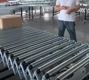 Custom Length Steel Gravity Roller Conveyor for Efficient Warehousing - Image 5