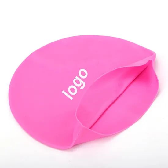 Customized Printed Logo Brand Suitable Seamless Silicone Swimming Caps - Image 6
