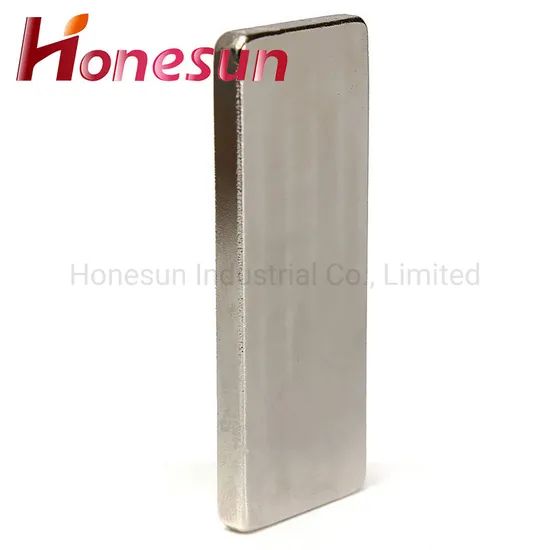 N35uh Permanent Block NdFeB Magnets for Hot Sale Origin China Grade N35-N52 Coating Nickel Trademark HONESUN HS Code 8505111000 - Image 1