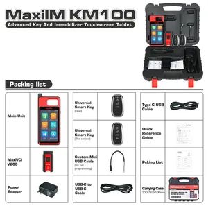 2025 Autel Maxiim Km100 Km100e Key Fob Programming Tool Programmer Immobilizer - Image 3
