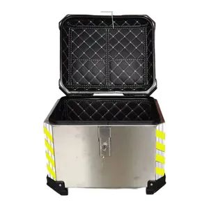 45L Stainless Steel Motorcycle Trunk Tail Storage Boxes Origin China Trademark none Model NO. H-007 Logo Customizable Own Weight - Image 6