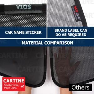 Foldable Magnet Sunshade Car Accessories Auto Parts Origin China Model NO. vm Trademark MFINE Material Polyster HS Code - Image 1