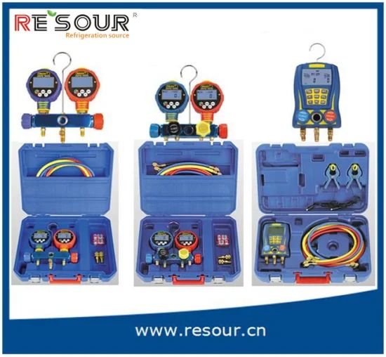 Digital Manifold Sets, Digital Pressure & Vacuum Gauges Accuracy 0.1 Model NO. CS Condition New Display Pointer Specification CE - Image 1