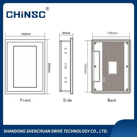 HMI Touch Screen Panel 7 Inch Industrial Control Board Human Machine Interface LCD Screen - Image 1