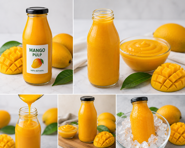 Mango Pulp Origin India Color Vibrant Texture Smooth Features Organic Packaging Bulk Packaging Quality Standard Export-grade - Image 4