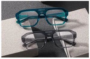 Blue Light Blocker Glasses Men Women Square Thick Frame Computer Glasses - Image 4