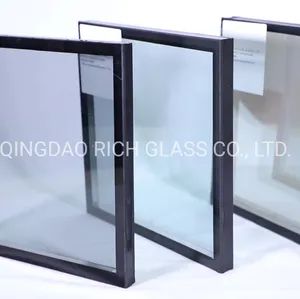 Double Glazing Low E 4+12A+4mm Insulated Tempered Glass MOQ 100m2 Shape Flat Brand Rich Quality Top Color Clear Model NO. rich2 - Image 4