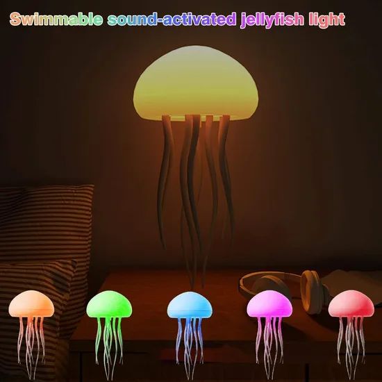 Jellyfish LED Floating Lamp Flexible 16-20W Pullswitch E27 IP65 CE 1Y - Image 3