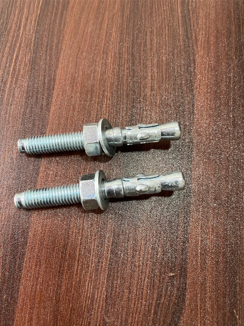 SS Wedge Anchors, Box, Size: 12MM Size 12MM Packaging Type Box Anchor Length 150 MM Surface Finishing SS Quantity Per Pack 50 - Image 1