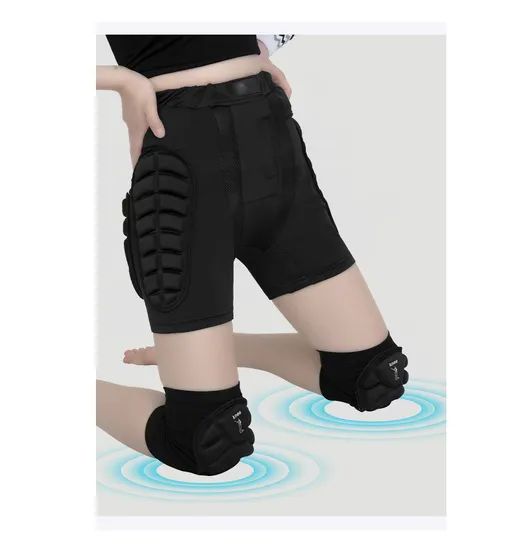 Knee Pad for Elbow Pant Support Tactic Guard Shin Motorbik and Set Strap Brace Neoprene Workout Motorcycle Auto Racing Wear - Image 3