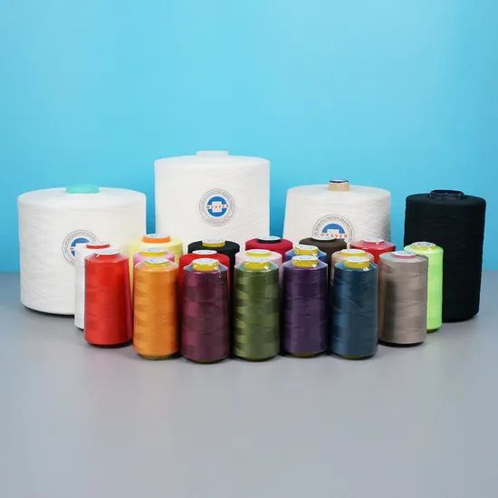 Poly Poly Core Spun Yarn for Sewing Thread 45/2 Origin China Spindle 150000 Yarn Type Spun Model NO. 45/2 Trademark - Image 6