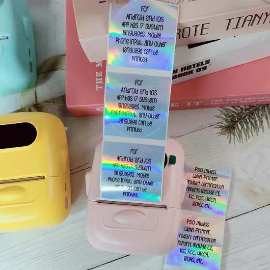 Cross-Border Special Packaging Thermal Laser Self-Adhesive Label Stickers - Image 5