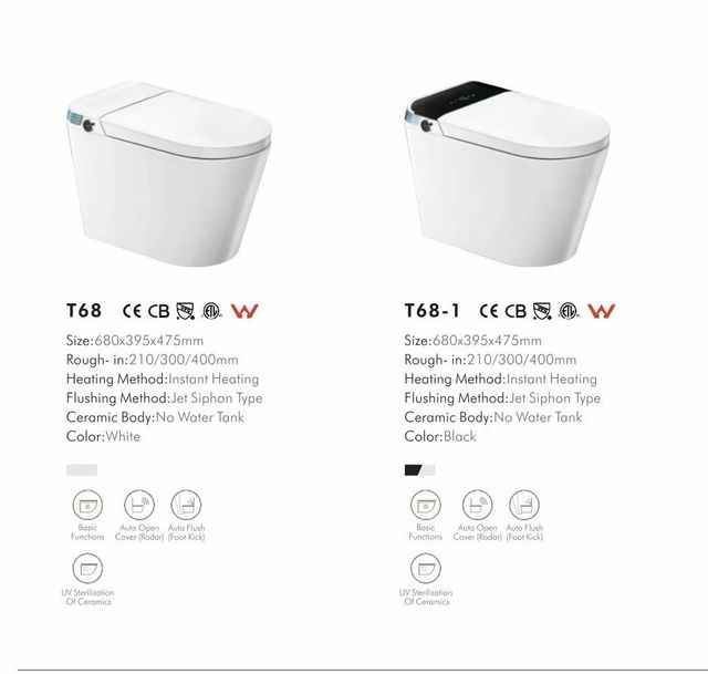Automatic Smart Toilets Commodes Biden Auto Lift Seats Auto Flusher Sensors Washers NIW - Image 3