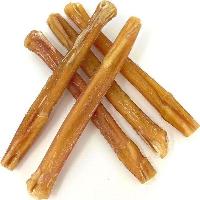 Grass Fed Bully Stick For Pet Single Ingredient Natural Dog Treat Long Lasting Chew For Dental Care Healthy Digestion - Image 4