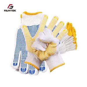 Heavy-Duty Protective Gloves with PVC Dots for Safe Handling Size S-XL Color Blue Length Long Model NO. GSSD Trademark - Image 3