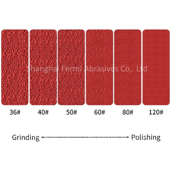 Ceramic Abrasive Sanding Disc 120# Red Brown 1-3" TR/TS/TP 15D ISO9001 CE - Image 4