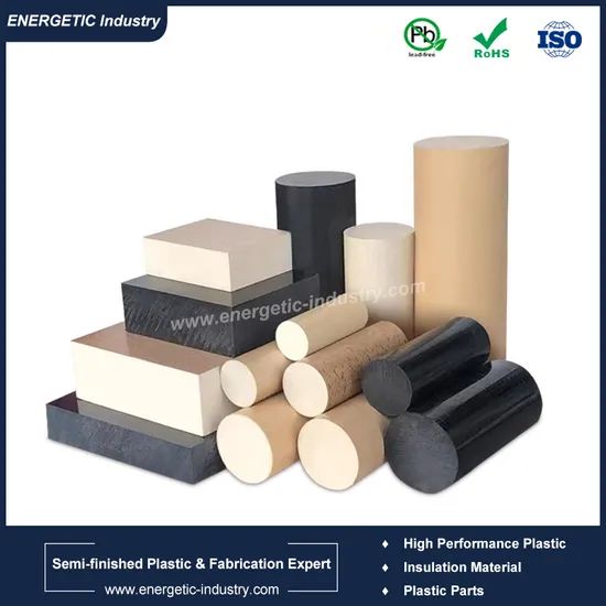 High Strength Plastic PPS Rod GF Bar Kind Rod Origin China Material PPS Color Natural Rods Length 1000mm HS Code - Image 1