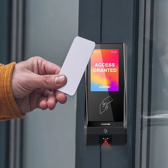 Sdk 3.5 Inch Linux WiFi LAN-Based Time Attendance Machine WiFi Ethernet RFID Qr Code Reader with Function Keys - Image 1