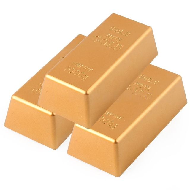 Simulation Plastic Gold Bars Decorative Props for Home Wedding New Year Event Party Supplies - Image 6