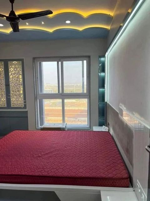 Drawing Hall Interior Designing Services Flooring Tile, Marble, Wooden, Or Pvc Flooring With Carpets/rugs Furniture And Layout Design Custom Sofas, Center Tables, Side Units, Modular Storage Units Or Accent - Image 3