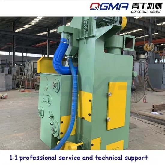 Motorcycle Parts Batch Tumble Belt Steel Shot Blasting Machine - Image 5
