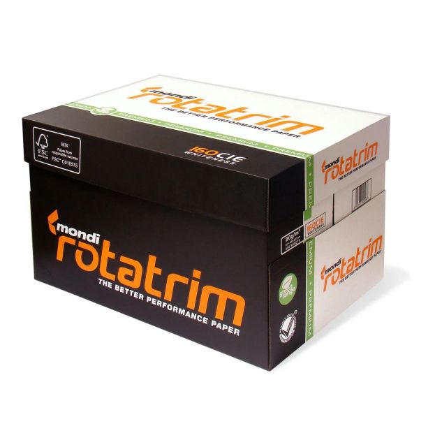 Buy Mondi Rotatrim Copy Paper For Smooth Printing High Brightness And Reliable Office Performance Fast Delivery A4 Copy Paper for Office Printer A4 Paper 500 Sheets/Ream 5 Reams/Carton for Home and School – product photo 4, product detail gallery