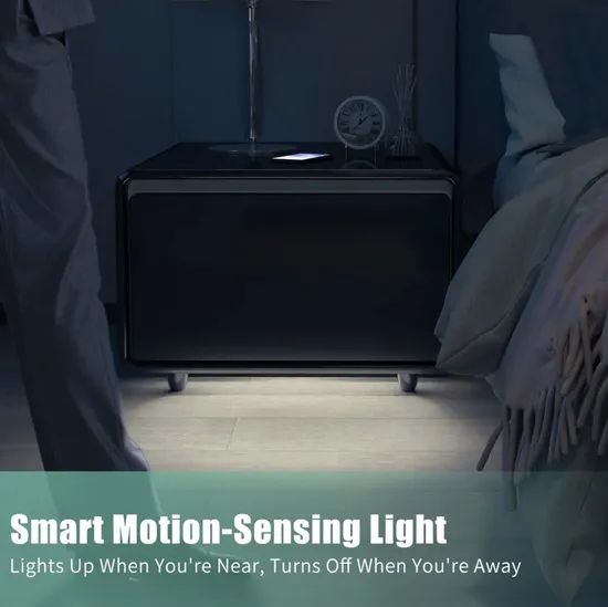 Stylish Multifunctional Smart Coffee Table Bedside Table - Image 3