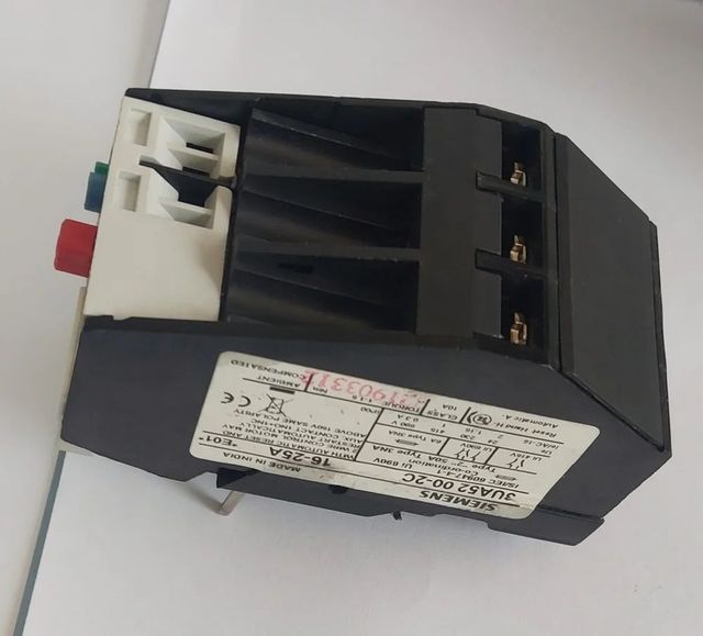 Overload Relays SR2 D1312 SIBASS Brand ABB Trip Class 30 Usage for Heaters Phase Three phase Relay Type Thermal Mounting Type DIN - Image 1