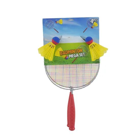 Jumbo Badminton Rackets Set for 2 Rackets and Shuttlecocks for Kids Sports Equipment - Image 1