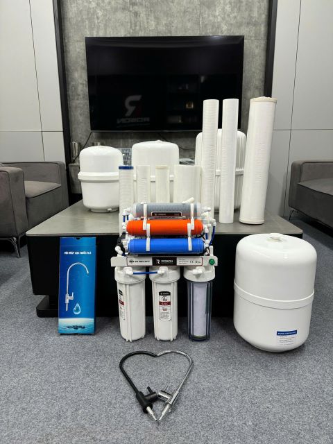 Under-sink water RO set Faucet Included Yes Stage Count 7 Stages Tank Material Plas-steel, Plastic Tank Capacity 3.2G, 3.2g, 4G, 4g, 5G, 5g, 6G, 6g - Image 1
